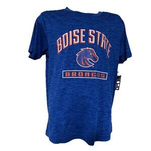 NEW Boise State BSU Broncos Colosseum Crew Neck Blue Tee Shirt Youth M 12-14